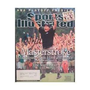 Phil Mickelson autographed Sports Illustrated Magazine 