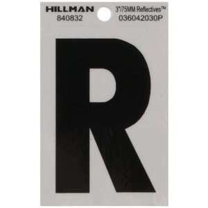  The Hillman Group 840832 3 Inch Letter R Reflective Square 