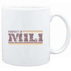  Mug White  Property of Mili   Vintage  Female Names 