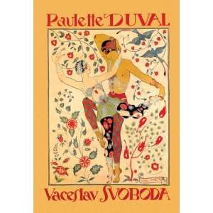 Paulette Duval and Vaceslv Svoboda Dance 28X42 Canvas 