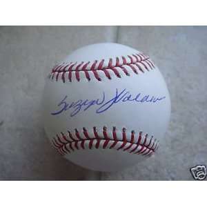 Suzyn Waldman Autographed Baseball   New York Yankees Official Ml 