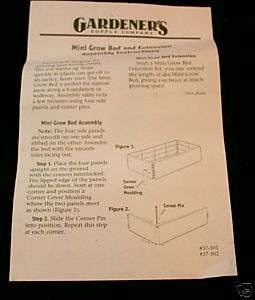 Gardeners Supply Company Mini Grow Bed Extension Kit  