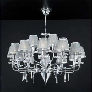  81753 PC Clear Mistral Chandelier