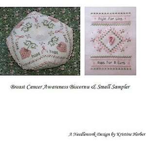   Breast Cancer Awareness Biscornu and Sampler
