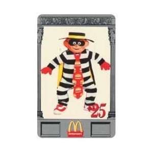 Collectible Phone Card $25. 17th Natl McDonalds 1996 Hamburgler 