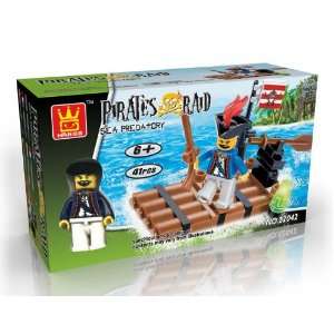  PIRATES RAID   SEA PREDATORY BUILDING BLOCKS 41 pcs set LEGO 