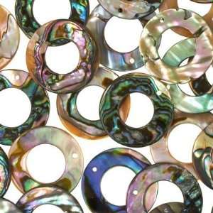  20mm Abalone Rings Arts, Crafts & Sewing
