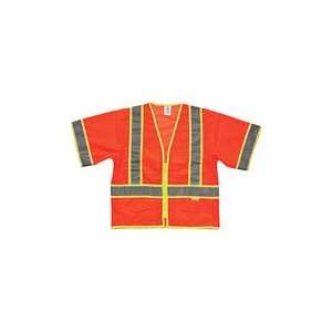 Surveyor Safety Vest w/ Zipper Front, Ultra CoolTM Mesh   Class 3 