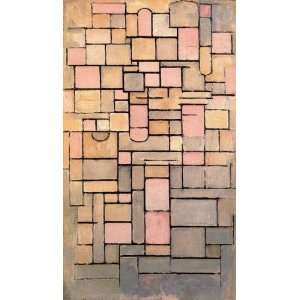  FRAMED oil paintings   Piet Mondrian   24 x 42 inches 