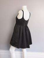Betsey Johnson LITTLE BLACK DRESS corset size 6 cute  