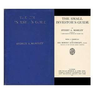   by Sir Robert Kindersley Sydney Alexander (1888 ) Moseley Books