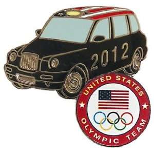  London 2012 Team USA Taxi Pin
