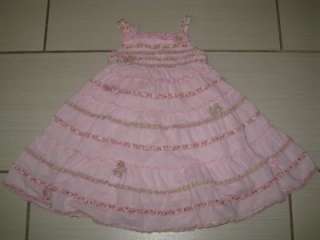 Kate Mack Pink Sundresses 4T Play Condition  