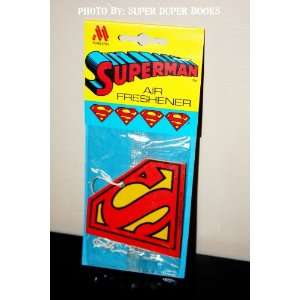  Vintage Superman DC Comics Super Hero Air Freshener Dated 