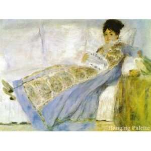  Madame Monet Reading Le Figaro