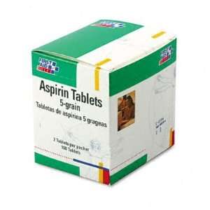  First Aid Kit Refill Regular Strength Aspirin, 50 2 Tablet 