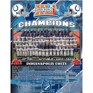 Indianapolis Colts    Super Bowl 2006 Indianapolis Colts    13 x 16 