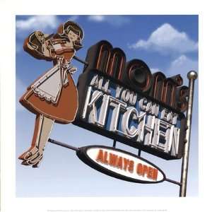  Moms All You Can Eat Kitchen by Anthony Ross 14x14 