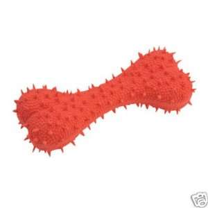  Grriggles Squeaky Spiky DURABLE Latex Dog Toy BONE 
