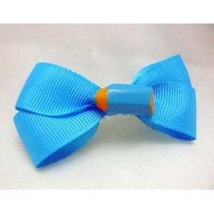  Blue Crayon Bow Hair Clip Beauty