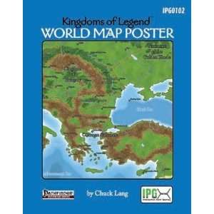  Pathfinder RPG   Kingdoms of Legend World Map Poster 