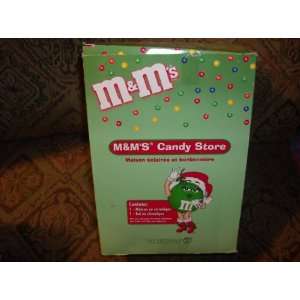  m&m Lighted Ceramic 2 Piece Christmas Candy Dish 