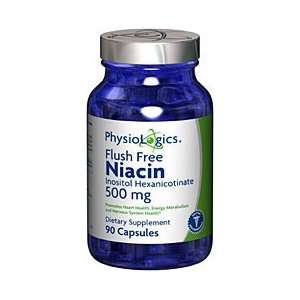  PhysioLogics Niacin Flush Free 500mg Health & Personal 