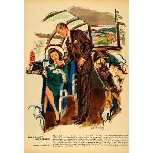 1947 Print Mal Murley Men Fashion Clothing Pattern Suit   Original 