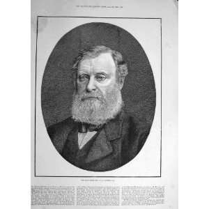  1886 Portrait Forster Liberal House Commons Print