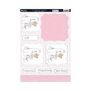  All About Her Die Cut Punch Out Card 2 Sheet Pack Sunday 