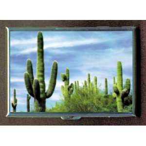 CACTUS GORGEOUS NATURE PHOTO ID Holder, Cigarette Case or Wallet MADE 