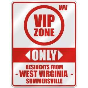 VIP ZONE  ONLY RESIDENTS FROM SUMMERSVILLE  PARKING SIGN USA CITY 