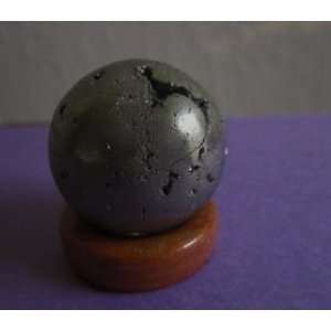  Pyrite Stone Carved and Polished As Sphere Everything 