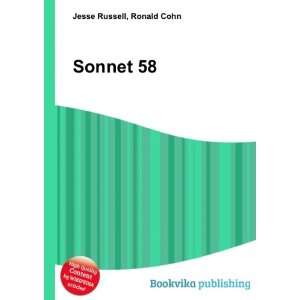  Sonnet 58 Ronald Cohn Jesse Russell Books