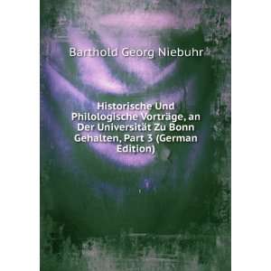   , Part 3 (German Edition) Barthold Georg Niebuhr  Books