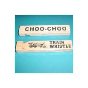  (6) Wood Train Whistles