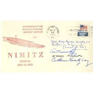  Nimitz Family Authentic Autographed Commemorative Cover 