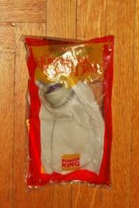 Toy Hugo Plush Doll Puppet Burger King in Plastic  