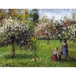   name Apple Blossoms Eragny, by Pissarro Camille