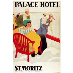 11x 14 Poster. Palace Hotel, St. Moritz in Switzerland Poster. Decor 
