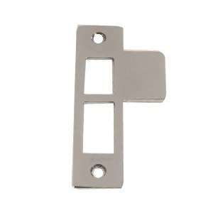  Deadbolt Style Strike Plate Chrome