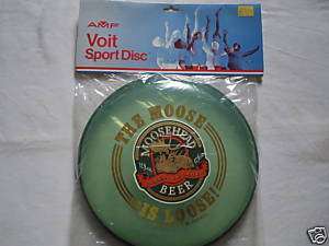 FREE FAST SHIPPING COLLECTOR VINTAGE MIP MOOSEHEAD BEER FRISBEE  