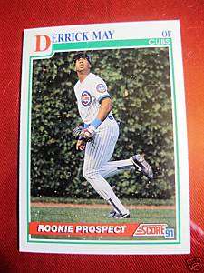 Derrick May Rookie Prospect score 1991 #379  