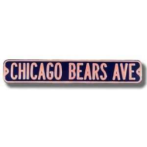  CHICAGO BEARS AVE Street Sign 