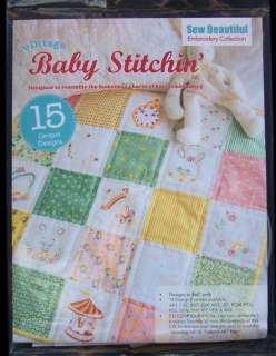 EMBROIDERY CD VINTAGE BABY STITCHIN BY SEW BEAUTIFUL, EMBELLISH 
