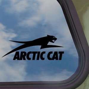  Arctic Cat Black Decal Snowmobile Car Truck Window Sticker 