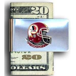    Sculpted & Enameled Pewter Moneyclips   Redskins