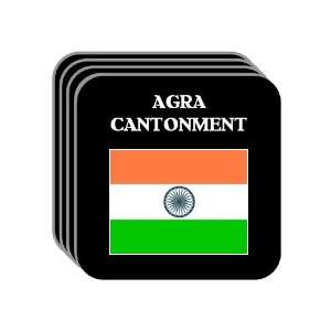  India   AGRA CANTONMENT Set of 4 Mini Mousepad Coasters 