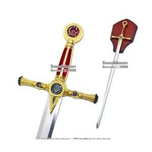  39 Fraternal Masonic Sword Templar Knight Freemasonry 