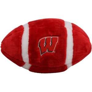    Wisconsin Badgers Cardinal Plush Football